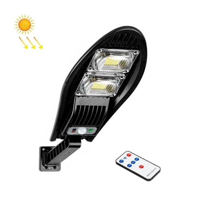 # Lampe Solaire LED Pour Jardin Avec Détecteur De Mouvement Télécommande 3 Modes IP65 1060 Lumens - www.yonis-shop.com