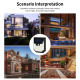 Applique Murale Solaire Extérieure À 159 LED Avec Détecteur De Mouvement IP44 Blanc Froid 6500K - www.yonis-shop.com