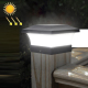 Lampe Solaire LED Extérieure Pour Cour Jardin Étanche IP65 Sans Câblage Autonomie 8 À 10 Heures Lumière Blanche 6000K - www.y...