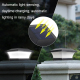 Lampe Solaire LED Extérieure Pour Cour Jardin Étanche IP65 Sans Câblage Autonomie 8 À 10 Heures Lumière Blanche 6000K - www.y...