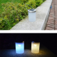 Lanterne Solaire Suspendue LED Pour Jardin En Forme De Seau À Lumière Chaude IP44 Avec Batterie Rechargeable Remplaçable - ww...