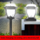 Lampe Solaire De Jardin À 2 LED Pour Éclairage Décoratif IP65 Sans Câblage Allumage Automatique 6 À 12 H - www.yonis-shop.com