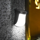 Lampe Murale Solaire Pour Jardin Et Clôture IP55 À Allumage Automatique 8 À 10 Heures Lumière Blanche