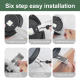 Lampe Murale Solaire Extérieure Pose Sans Perçage Allumage Automatique IP55 100 Lumens Autonomie 8 À 10 Heures - www.yonis-sh...
