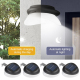 Lampe Murale Solaire Extérieure Pose Sans Perçage Allumage Automatique IP55 100 Lumens Autonomie 8 À 10 Heures - www.yonis-sh...