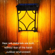 Lampe Solaire LED Décorative Pour Cour Extérieure Étanche IP65 RGB Et Lumière Dorée Avec Allumage Automatique - www.yonis-sho...