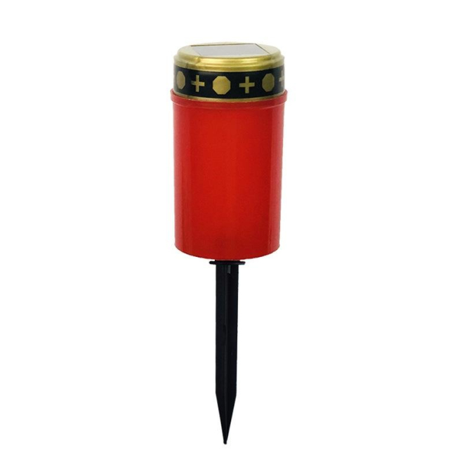 Lanterne Solaire LED Pour Tombe Avec Piquet Rouge Étanche À Allumage Automatique 6 À 8 Heures D’Autonomie - www.yonis-shop.com