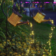Arrosoir Lumineux Solaire Décoratif Pour Jardin En Fer 36 LED Blanc Chaud Étanche IP55 Avec Support 80 Cm - www.yonis-shop.com