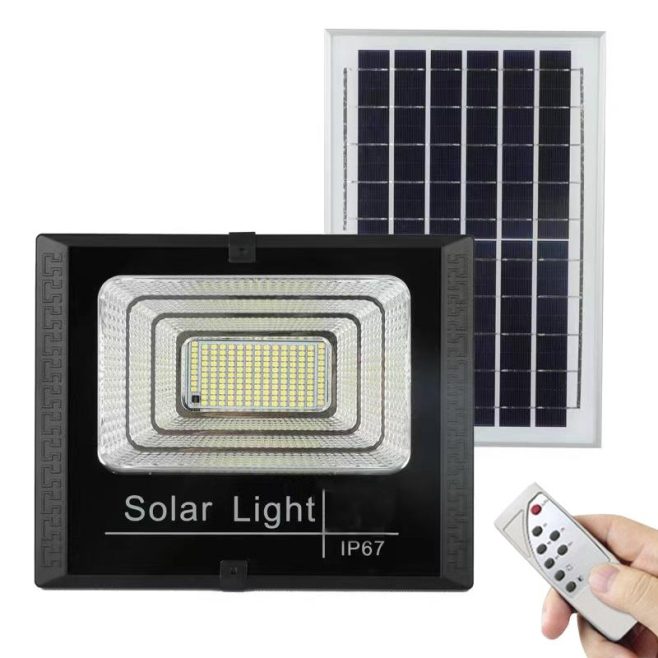 Projecteur Solaire Extérieur 10W 100 LED IP67 Avec Télécommande Et Autonomie De Plus De 12 Heures - www.yonis-shop.com