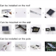 Projecteur Solaire Extérieur 10W 100 LED IP67 Avec Télécommande Et Autonomie De Plus De 12 Heures - www.yonis-shop.com