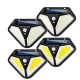 Lampe Murale Solaire Extérieure À Détecteur De Mouvement 102 LED 3 Modes Étanche Autonomie De Plus De 10 Heures - www.yonis-s...