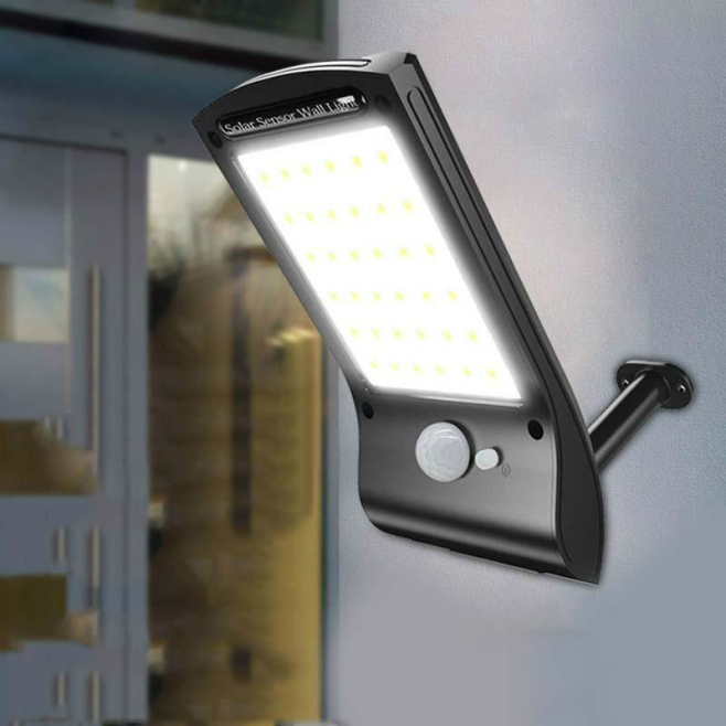 Applique Solaire Extérieure LED À Détecteur De Mouvement 280 Lumens IP65 36 LED Orientable À 180° - www.yonis-shop.com
