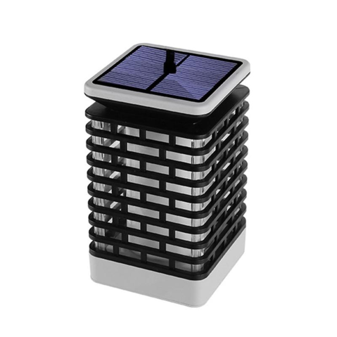 Lanterne Solaire LED Effet Flamme Étanche Pour Jardin Et Balcon Éclairage 10 À 12 Heures Batterie 2000 mAh - www.yonis-shop.com