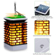 Lanterne Solaire LED Effet Flamme Étanche Pour Jardin Et Balcon Éclairage 10 À 12 Heures Batterie 2000 mAh - www.yonis-shop.com