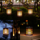 Lanterne Solaire LED Effet Flamme Étanche Pour Jardin Et Balcon Éclairage 10 À 12 Heures Batterie 2000 mAh - www.yonis-shop.com