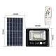 Projecteur Solaire LED Extérieur 80W Avec Capteur Intelligent Télécommande Étanchéité Et Panneau 8W - www.yonis-shop.com
