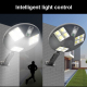 Lampe Murale Solaire Extérieure Pour Jardin 144 COB Avec Détecteur De Mouvement Télécommande Et Batterie 3000 mAh - www.yonis...