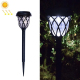 Lampe Solaire LED De Jardin Extérieur Lumière Blanche IP65 À Allumage Automatique Avec Diffuseur Facetté