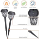 Lampe Solaire LED De Jardin Extérieur Lumière Blanche IP65 À Allumage Automatique Avec Diffuseur Facetté - www.yonis-shop.com