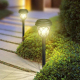 Lampe Solaire LED De Jardin Extérieur Lumière Blanche IP65 À Allumage Automatique Avec Diffuseur Facetté - www.yonis-shop.com