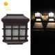 Applique Murale Solaire LED Extérieure IP65 Lumière Blanche À Allumage Automatique Sans Câblage Autonomie 6 À 12 Heures