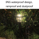 Lampe Solaire De Jardin À 2 LED Pour Pelouse Lumière Blanche IP65 Allumage Automatique Autonomie De 6 À 12 Heures - www.yonis...