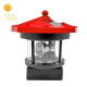 Lampe Solaire LED Rotative Style Phare Pour Jardin Allumage Automatique IP44 Autonomie 6 À 12 Heures Batterie AAA Non Incluse