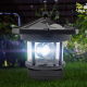 Lampe Solaire LED Rotative Style Phare Pour Jardin Allumage Automatique IP44 Autonomie 6 À 12 Heures Batterie AAA Non Incluse...