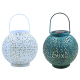 Lampe Solaire LED Extérieure Boule Ajourée Portable IP65 Projection De Motifs Autonomie 6 À 12 H Batterie Non Incluse - www.y...