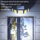 Lampe Murale Solaire Extérieure À Détecteur De Mouvement IP65 300 LED Et 5 Panneaux Réglables - www.yonis-shop.com