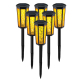Lampe Solaire De Jardin LED Hexagonale IP65 À Détection Automatique Lumière Chaude Et RGB - www.yonis-shop.com