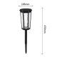 Lampe Solaire De Jardin LED Hexagonale IP65 À Détection Automatique Lumière Chaude Et RGB - www.yonis-shop.com
