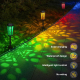 Lampe Solaire De Jardin LED Hexagonale IP65 À Détection Automatique Lumière Chaude Et RGB - www.yonis-shop.com