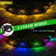 Lampe Solaire De Jardin LED Hexagonale IP65 À Détection Automatique Lumière Chaude Et RGB - www.yonis-shop.com