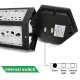 Lampe Solaire De Jardin LED Hexagonale IP65 À Détection Automatique Lumière Chaude Et RGB - www.yonis-shop.com