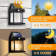 Lampe Murale Solaire Extérieure De Jardin À Détecteur De Mouvement Étanche 3 Modes Lumière Chaude Douille E27 - www.yonis-sho...