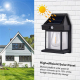 Lampe Murale Solaire Extérieure De Jardin À Détecteur De Mouvement Étanche 3 Modes Lumière Chaude Douille E27 - www.yonis-sho...