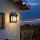 Lampe Murale Solaire Extérieure De Jardin À Détecteur De Mouvement Étanche 3 Modes Lumière Chaude Douille E27 - www.yonis-sho...