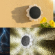 Lampe Murale Solaire Extérieure Décorative En Forme D’Engrenage Éclairage Chaud IP65 Plus De 8 Heures 4 Modes - www.yonis-sho...