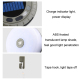 Lampe LED De Camping Solaire Et Rechargeable USB C Avec Guirlande RGB 10 M Rétractable Résistante À L’Eau Avec Crochet Intégr...