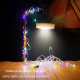 Lampe LED De Camping Solaire Et Rechargeable USB C Avec Guirlande RGB 10 M Rétractable Résistante À L’Eau Avec Crochet Intégr...