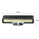 Lampe Solaire Extérieure Avec Détecteur De Mouvement Étanche Panneau Monocristallin Batterie 1800 mAh - www.yonis-shop.com