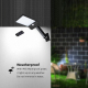 Lampe Solaire LED Plate Avec Télécommande Et Support 800 lm 48 LED IP65 Autonomie 8 h - www.yonis-shop.com