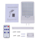 Lampe Solaire LED Plate Avec Télécommande Et Support 800 lm 48 LED IP65 Autonomie 8 h - www.yonis-shop.com