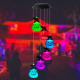 Lampe Carillon Solaire 6 LED Citrouille Décoration De Jardin Halloween Lumière Multicolore Dégradée 6 À 8 Heures - www.yonis-...
