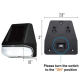 Lampes Murales Solaires LED Extérieures 2 Pièces Éclairage Chaud Autonomie 8 Heures Pour Jardins Escaliers Et Clôtures - www....