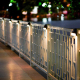 Lampes Murales Solaires LED Extérieures 2 Pièces Éclairage Chaud Autonomie 8 Heures Pour Jardins Escaliers Et Clôtures - www....