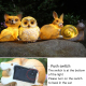 Lampe Solaire Animale Pour Jardin En Résine Transparente LED 8 Heures IP44 Avec Capteur De Lumière - www.yonis-shop.com