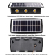 Applique Murale Solaire Extérieure 8 LED Haut Et Bas Étanche IP65 Capteur De Lumière LED 5050 Lumière Colorée - www.yonis-sho...