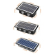 Applique Murale Solaire Extérieure 8 LED Haut Et Bas Étanche IP65 Capteur De Lumière LED 5050 Lumière Colorée - www.yonis-sho...
